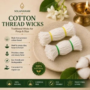 Cotton Thread Wicks | Cotton Thiri for Pooja & Diya
